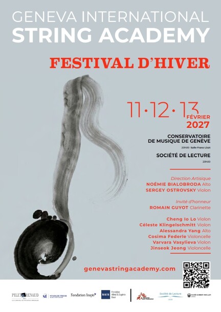 Geneva International String Academy : Beethoven · Chostakovitch · Dvořák - Classical music - Société de lecture