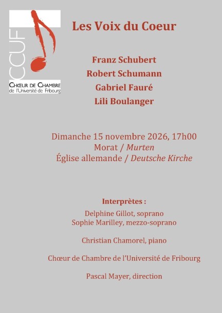 Les Voix du Cœur - Musique classique - Deutsche Kirche Murten