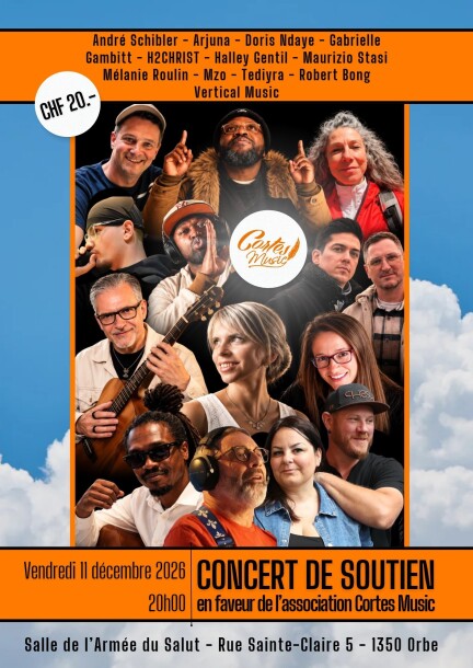 Concert de soutien en faveur de l'association Cortes Music - Concerts