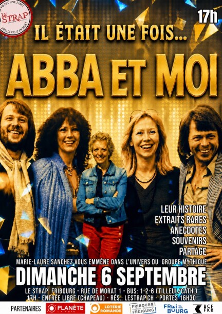 «ABBA ET MOI», avec Marie-Laure Sanchez - Conferenze - LE STRAP'