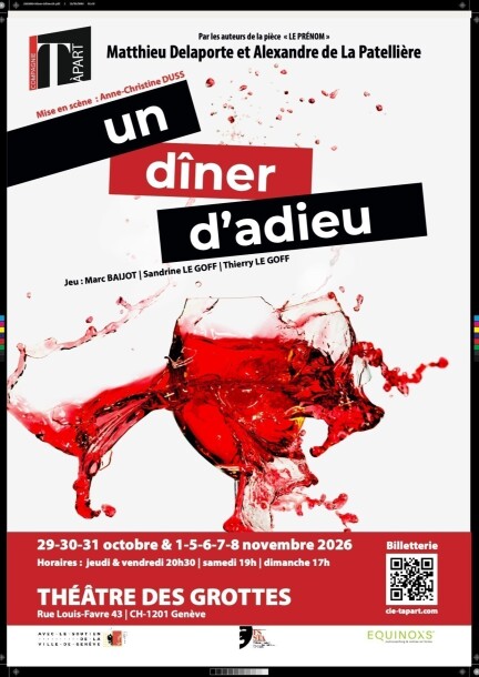 Un Dîner d'Adieu - Théâtre et arts vivants - Théâtre des Grottes