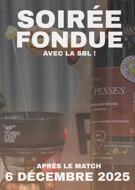FONDUE d'après-match - 06.12.2025 (Match contre Monthey) - Sport