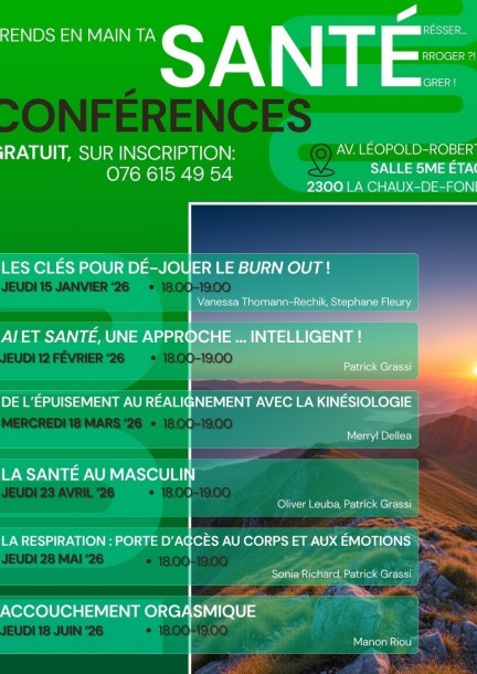 La Respiration: Porte d'accès au corps et aux émotions - Conférences