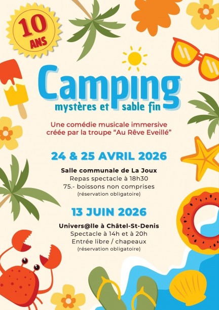 Comédie musicale - camping - souper spectacle - Theatre and performing arts