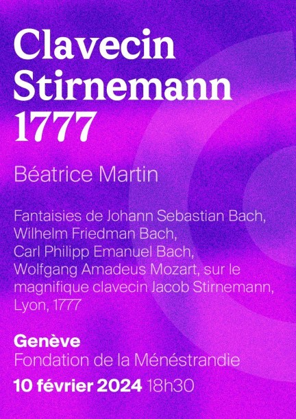 Rencontres Internationales Harmoniques - Clavecin Stirnemann 1777 - Concerti