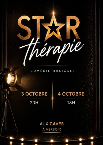Star Thérapie, proposé par l'Association Chrysalide Academy - Concerts - Les Caves