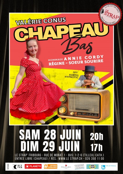 «CHAPEAU BAS!», par Valérie Conus (hommage à Annie Cordy, Régine & Soeur Sourire) - Concerts