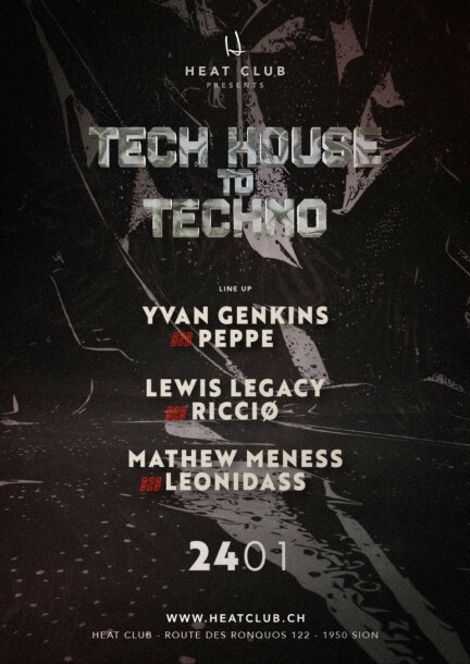 HEAT CLUB presents TECH HOUSE to TECHNO - Festivals