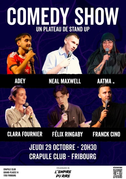 L’Empire du rire au Crapule club - Humour et comédie - Crapule Club