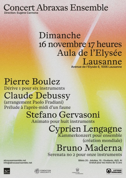 Abraxas ensemble - grand ensemble - Concerts