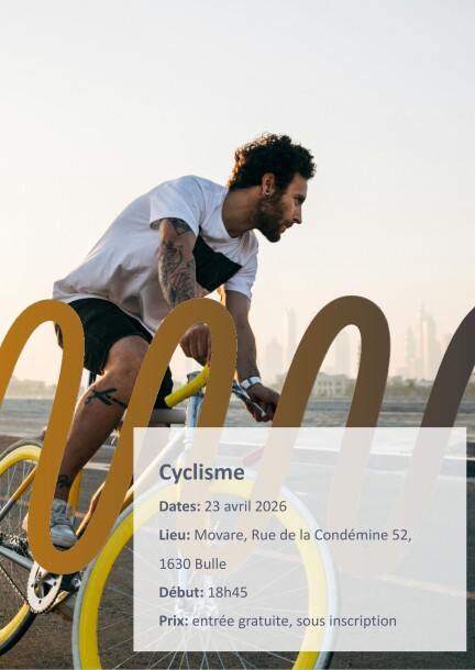 Cyclisme - Tendinopathie, bike fitting, expérience d'athlète - Konferenzen - Cabinet Movare