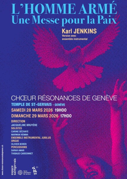 Choeur Résonances de Genève - L'homme armé, une messe pour la paix - Classical music - Temple de Saint-Gervais
