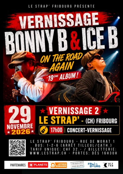 BONNY B & ICE B - Vernissage 19e album - Concerts - LE STRAP'