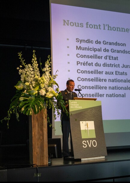 201e Assemblée générale de la Société Vaudoise des Officiers - Conférences - Salle Davel