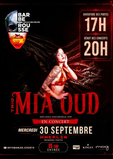 Concert MIA OUD (trio) + MMerlin - Concerts - Barberousse Lausanne