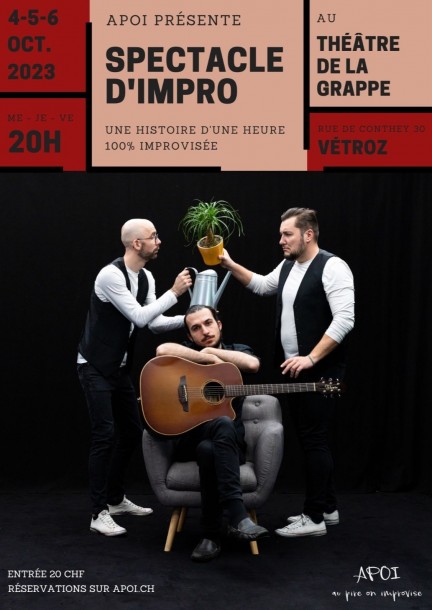 Au Pire On Improvise - APOI - Théâtre et arts vivants - Salle de l'Amigne (1er étage)