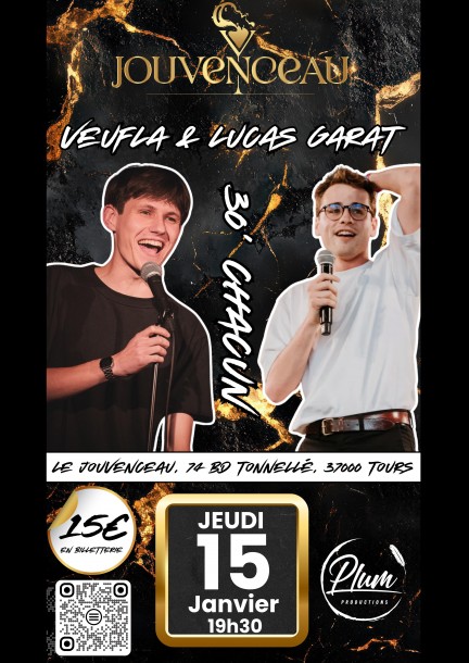 Veufla et Lucas Garat en 30/30 - Humor und Komödie