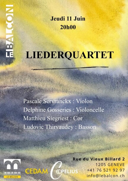 Liederquartet - Concerts - Le Balcon
