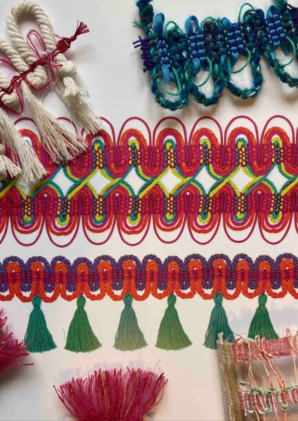 Passementerie - Workshops und Praktika - Atelier de fil en fil par le passage Jean-Jacques Burlamachi