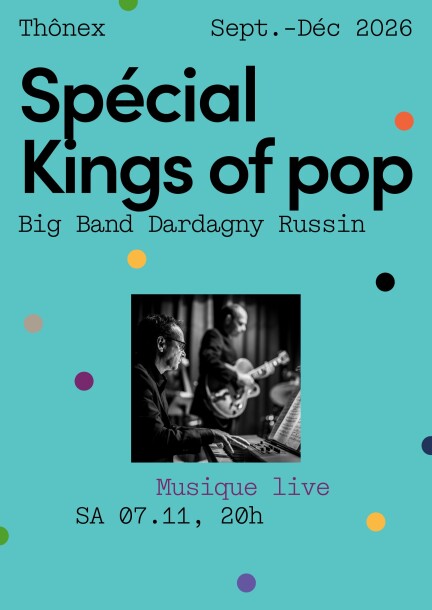 Spécial Kings of pop - Big Band Dardagny Russin - Concerts - Espace Culturel Du Bois-des-Arts