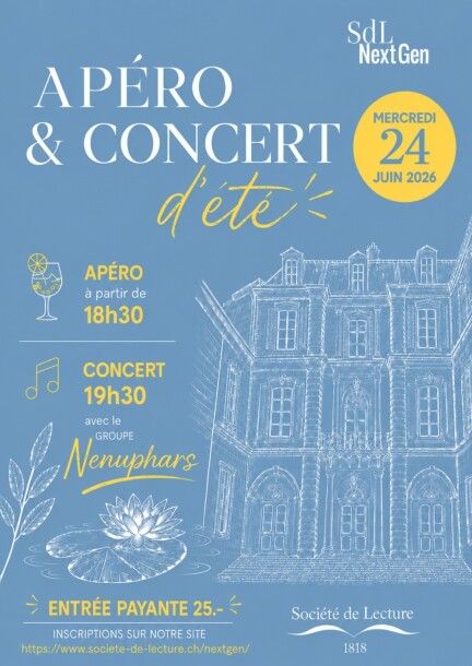 Apéro & concert d'été - Culture et spectacles - Société de Lecture