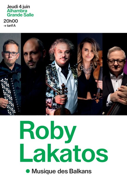 Jeudi 4 juin – 1er concert – Roby Lakatos - Concerts - Alhambra – Grande salle