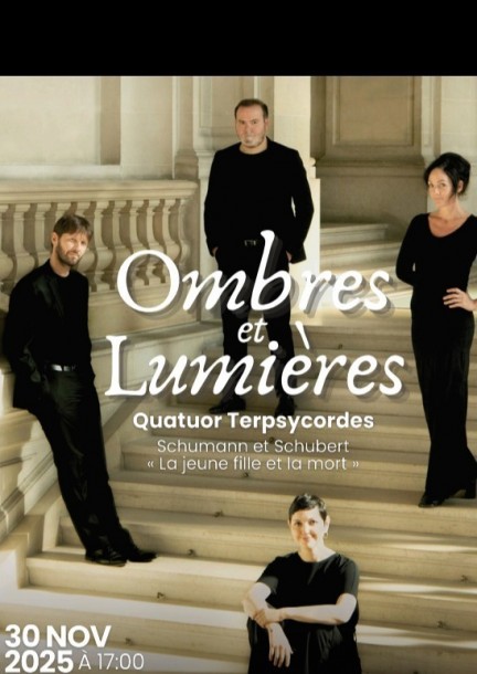 Entre Ombres et Lumière - quatuor Terpsycordes - Concerti