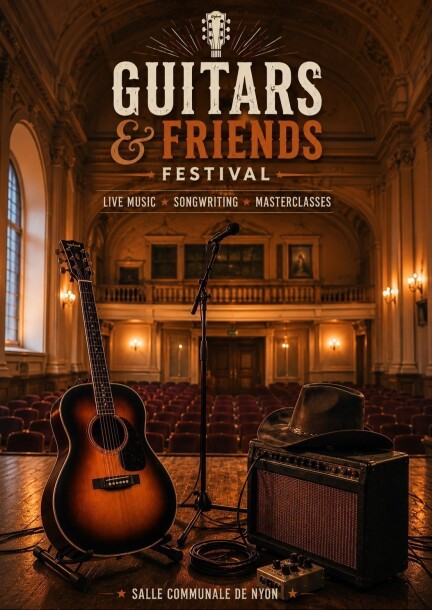 Guitars & Friends Festival 2026 - Festivals - Salle Communale de Nyon