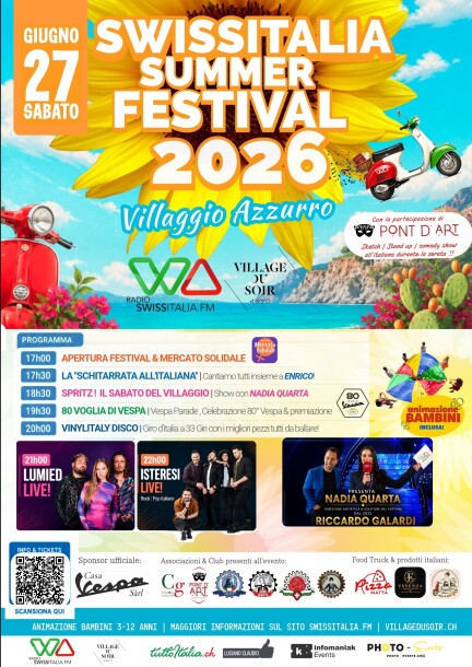 Swissitalia Summer Festival - Festivals - VILLAGE DU SOIR