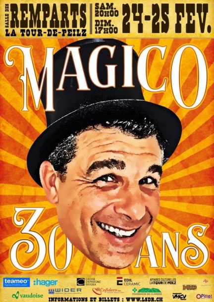Magico 30 ans d'illusions 24 février 2024 à 20h - Théâtre et arts vivants