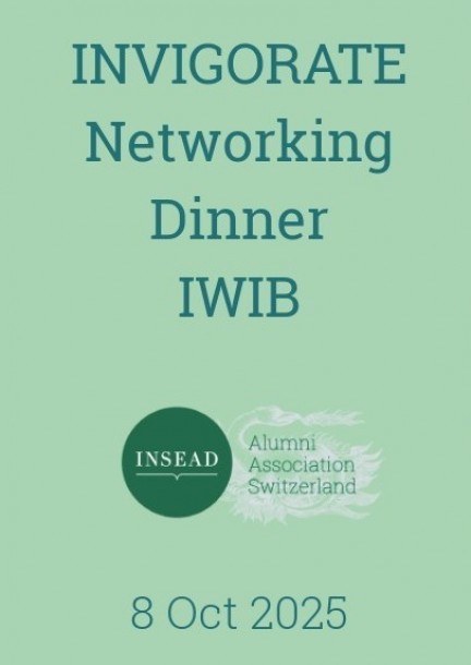 INVIGORATE Networking Dinner // IWIB - Leisure activities - Vaud