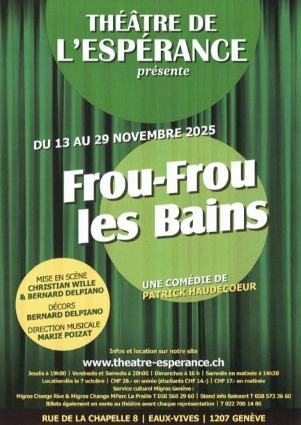 Frou-Frou les Bains - Humour et comédie