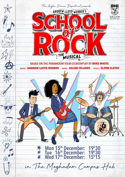 Spectacle de l'école : "School of Rock" - Theater und Bühnenkunst