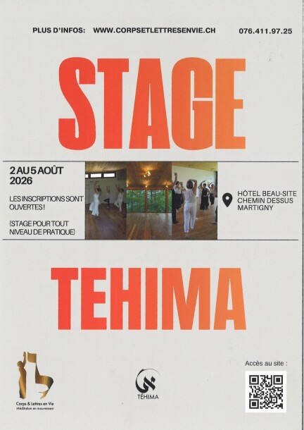 TÉHIMA Stage d'été à Chemin-Dessus (VS) - Workshops and courses