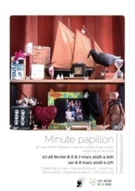 Minute papillon - Théâtre et arts vivants - Café-Théâtre de la Voirie