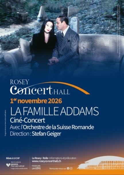 La Famille Adams - Conciertos - Rosey Concert Hall