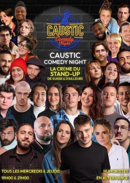 Caustic Comedy Night "4 humoristes / 1h de blagues" (juin 2026) - Umorismo e commedia