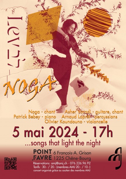 NOGA - Lev ...songs that light the night... - Concerts - Point Favre