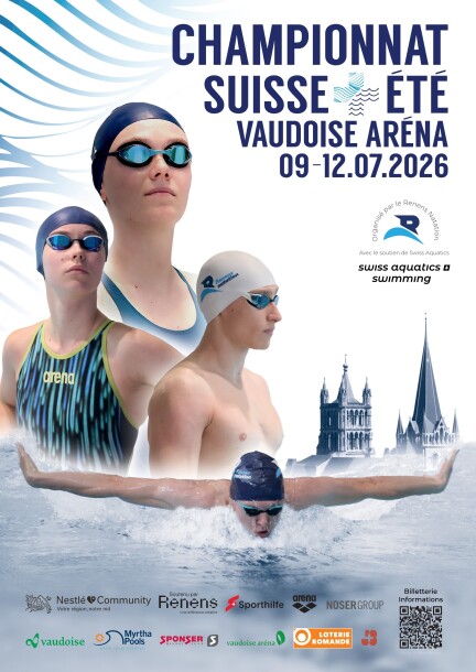 Samedi: 400m 4-Nages, 50m Brasse, 100m Libre, 200m Dos, 1500/800m Libre - Sport - Vaudoise Arena