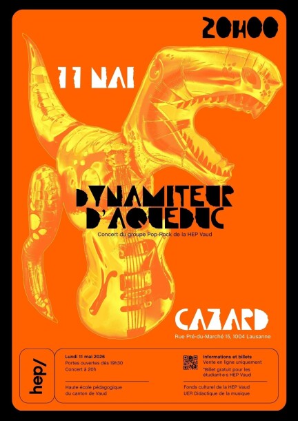 Concert Groupe Pop-Rock HEP Vaud - Concerts - Salle de spectacle du Cazard