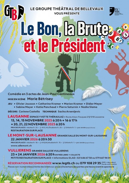 Le bon, la brute et le président - Théâtre et arts vivants