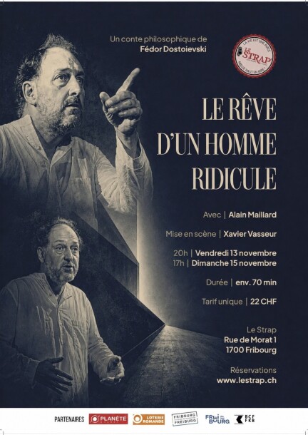 «LE RÊVE D'UN HOMME RIDICULE», avec Alain Maillard (un conte philosophique de Fédor Dostoievski) - Théâtre et arts vivants - LE STRAP'