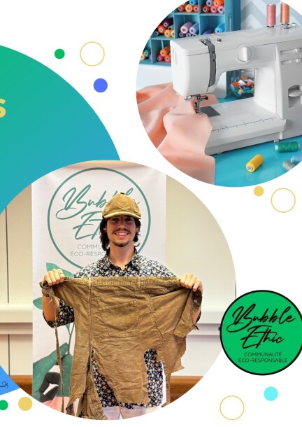 Atelier couture - Création - Réparation & Upcycling - Ateliers et stages - La Julienne - Maison des arts et de la culture - Salle de la Mansarde 2e étage