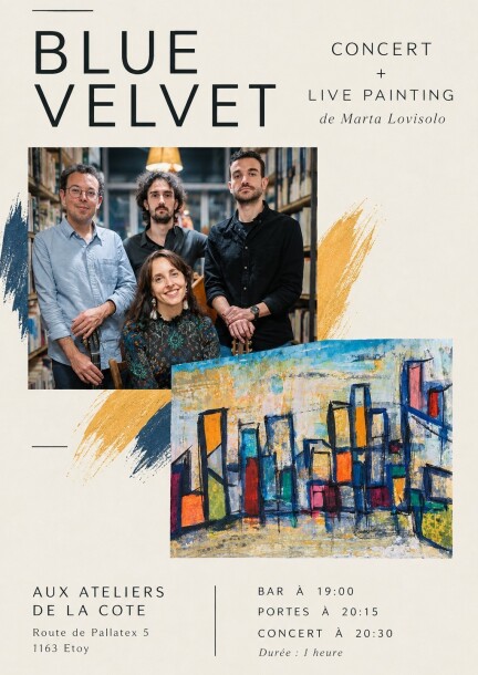 Concert Blue Velvet avec Marta Lovisolo - Konzerte - Les Ateliers de la Côte