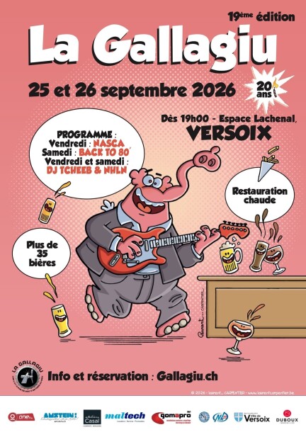 LA GALLAGIU SAMEDI 26 SEPTEMBRE 2026 - Concerts - ESPACE ADRIEN-LACHENAL VERSOIX