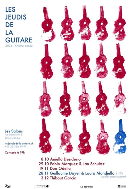 ANIELLO DESIDERIO | Les Jeudis de la Guitare 2026 - Musique classique - Les Salons
