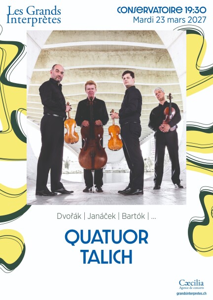 Quatuor Talich - Klassische musik - Conservatoire de musique de Genève