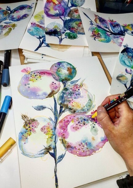 Cercle de femmes - Peinture intuitive - Workshops und Praktika