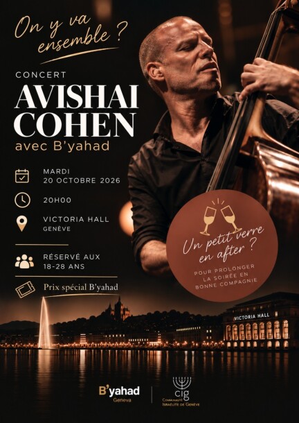 Concert Avishai Cohen avec B'yahad - Loisirs - Victoria Hall