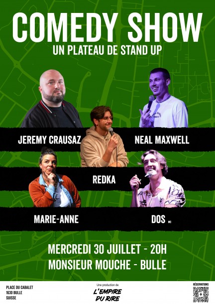 L’Empire du rire chez Monsieur Mouche - Humor und Komödie